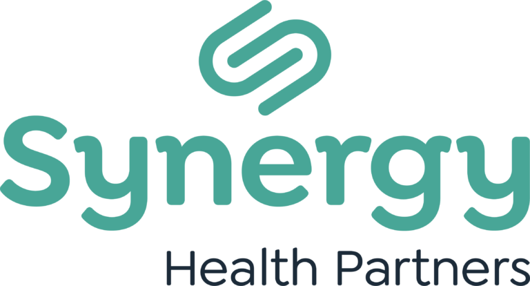Synergy Health Partners SHP color logo black sub header transparent