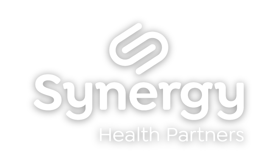 Synergy Health Partners white logo